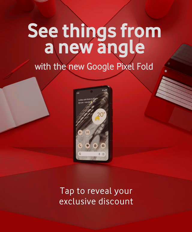 See things from a new angle with the new Google Pixel Fold